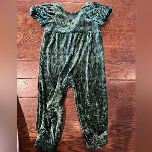 Green Cat and Jack baby girl jumper.